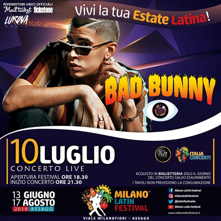 bad bunny tour italia